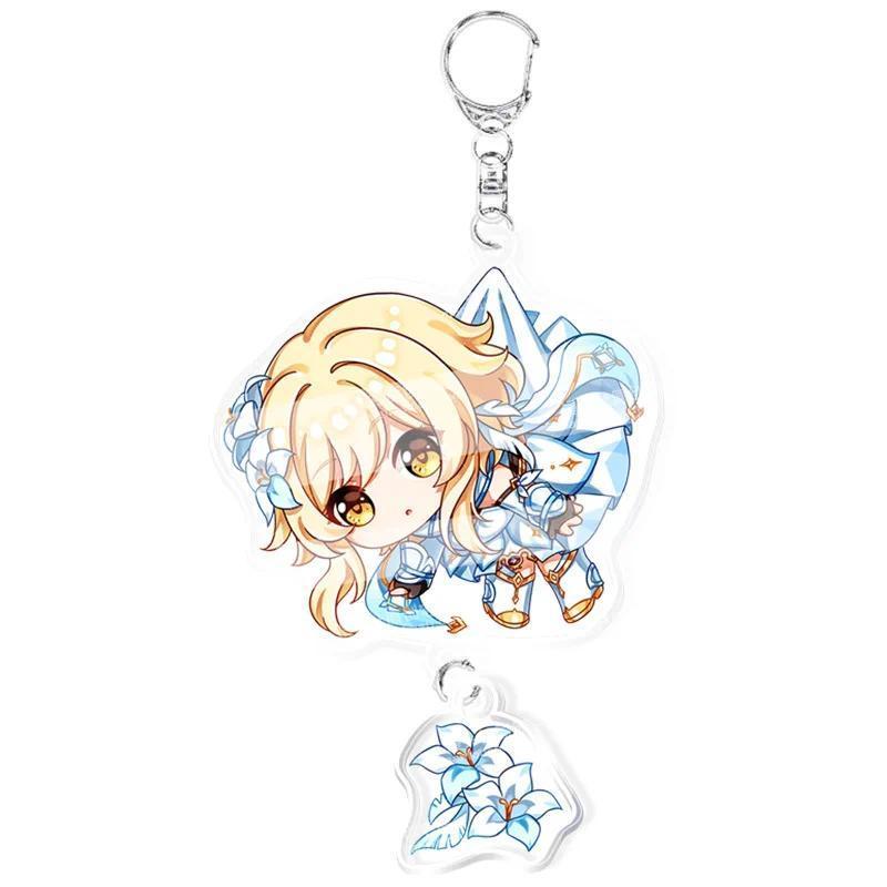 Anime Impact Keychain Zhongli Venti Cyno Keli Hung Keychain For Women Cute Mica Key Ring Móc Khóa In Theo Yêu Cầu, Chất Liệu Mica Trong Suốt In 2 Mặt , Dày 4mm 3 Anime Impact Keychain Zhongli Venti Cyno Keli Hung Keychain For Women Cute Mica Key Ring Móc Khóa In Theo Yêu Cầu, Chất Liệu Mica Trong Suốt In 2 Mặt , Dày 4mm - Ảnh 3