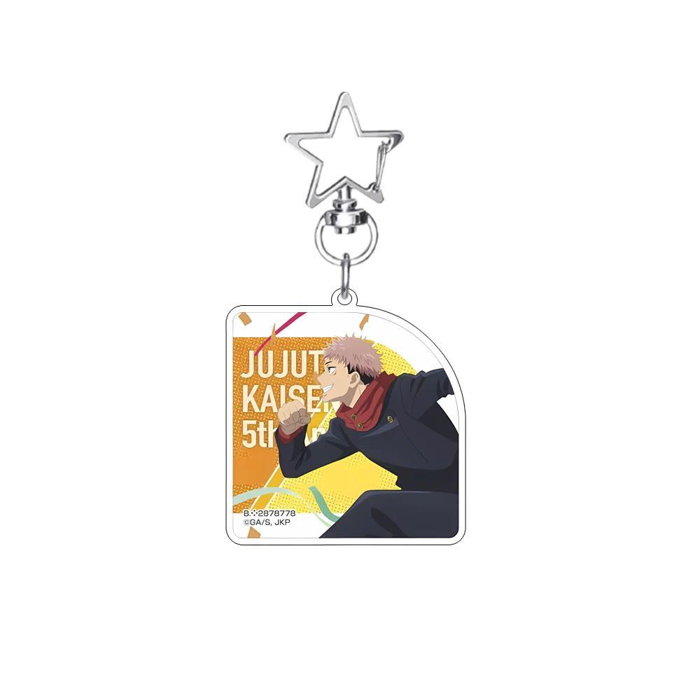 Anime Jujutsu Kaisen 5th Anniversary New Style Kawaii Car Keychain Yuji Itadori Satoru Gojo Móc Khóa In Theo Yêu Cầu, Chất Liệu Mica Trong Suốt In 2 Mặt , Dày 4mm 27 Anime Jujutsu Kaisen 5th Anniversary New Style Kawaii Car Keychain Yuji Itadori Satoru Gojo Móc Khóa In Theo Yêu Cầu, Chất Liệu Mica Trong Suốt In 2 Mặt , Dày 4mm - Ảnh 27