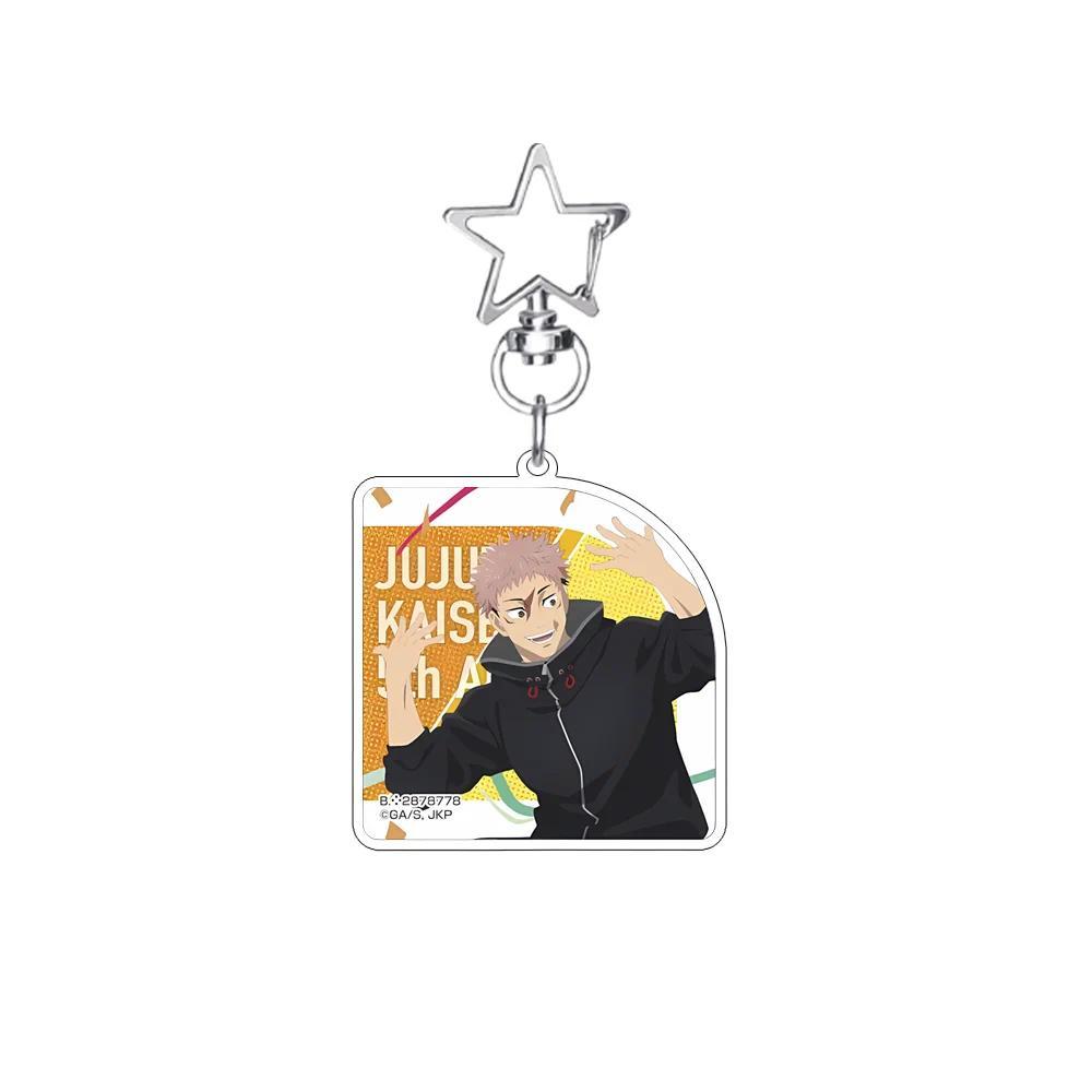 Anime Jujutsu Kaisen 5th Anniversary New Style Kawaii Car Keychain Yuji Itadori Satoru Gojo Móc Khóa In Theo Yêu Cầu, Chất Liệu Mica Trong Suốt In 2 Mặt , Dày 4mm 6 Anime Jujutsu Kaisen 5th Anniversary New Style Kawaii Car Keychain Yuji Itadori Satoru Gojo Móc Khóa In Theo Yêu Cầu, Chất Liệu Mica Trong Suốt In 2 Mặt , Dày 4mm - Ảnh 6