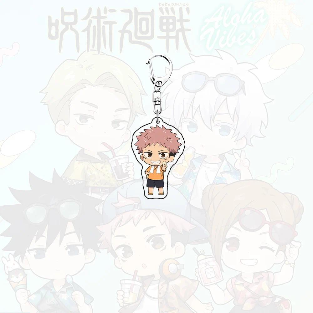 Anime Jujutsu Kaisen 6cm Satoru Gojo Yuji Itadori Acrylic Stand Keychain Figure Bag Desktop Móc Khóa In Theo Yêu Cầu, Chất Liệu Mica Trong Suốt In 2 Mặt , Dày 4mm 4 Anime Jujutsu Kaisen 6cm Satoru Gojo Yuji Itadori Acrylic Stand Keychain Figure Bag Desktop Móc Khóa In Theo Yêu Cầu, Chất Liệu Mica Trong Suốt In 2 Mặt , Dày 4mm - Ảnh 4