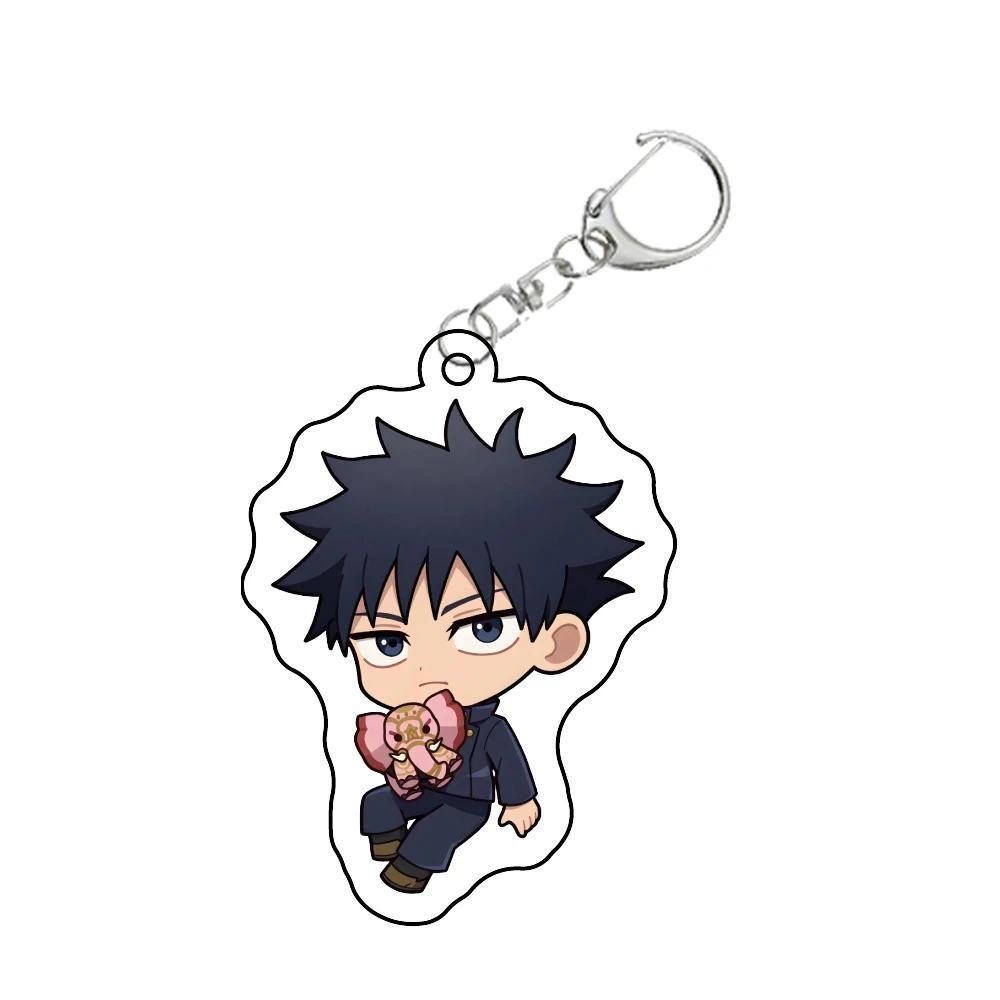Anime Jujutsu Kaisen Keychain Itadori Yuji Gojo Satoru Cartoon Acrylic Bag Tag Keyring Cos Móc Khóa In Theo Yêu Cầu, Chất Liệu Mica Trong Suốt In 2 Mặt , Dày 4mm 2 Anime Jujutsu Kaisen Keychain Itadori Yuji Gojo Satoru Cartoon Acrylic Bag Tag Keyring Cos Móc Khóa In Theo Yêu Cầu, Chất Liệu Mica Trong Suốt In 2 Mặt , Dày 4mm - Ảnh 2