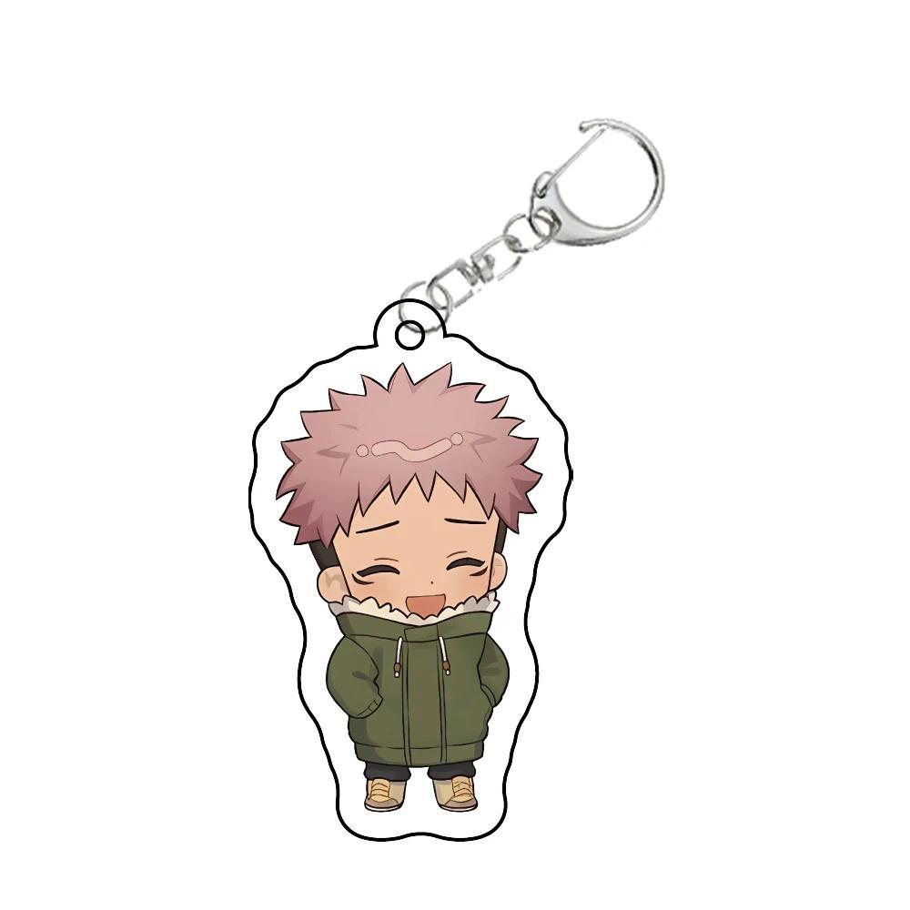 Anime Jujutsu Kaisen Keychain Itadori Yuji Gojo Satoru Cartoon Acrylic Bag Tag Keyring Cos Móc Khóa In Theo Yêu Cầu, Chất Liệu Mica Trong Suốt In 2 Mặt , Dày 4mm 4 Anime Jujutsu Kaisen Keychain Itadori Yuji Gojo Satoru Cartoon Acrylic Bag Tag Keyring Cos Móc Khóa In Theo Yêu Cầu, Chất Liệu Mica Trong Suốt In 2 Mặt , Dày 4mm - Ảnh 4