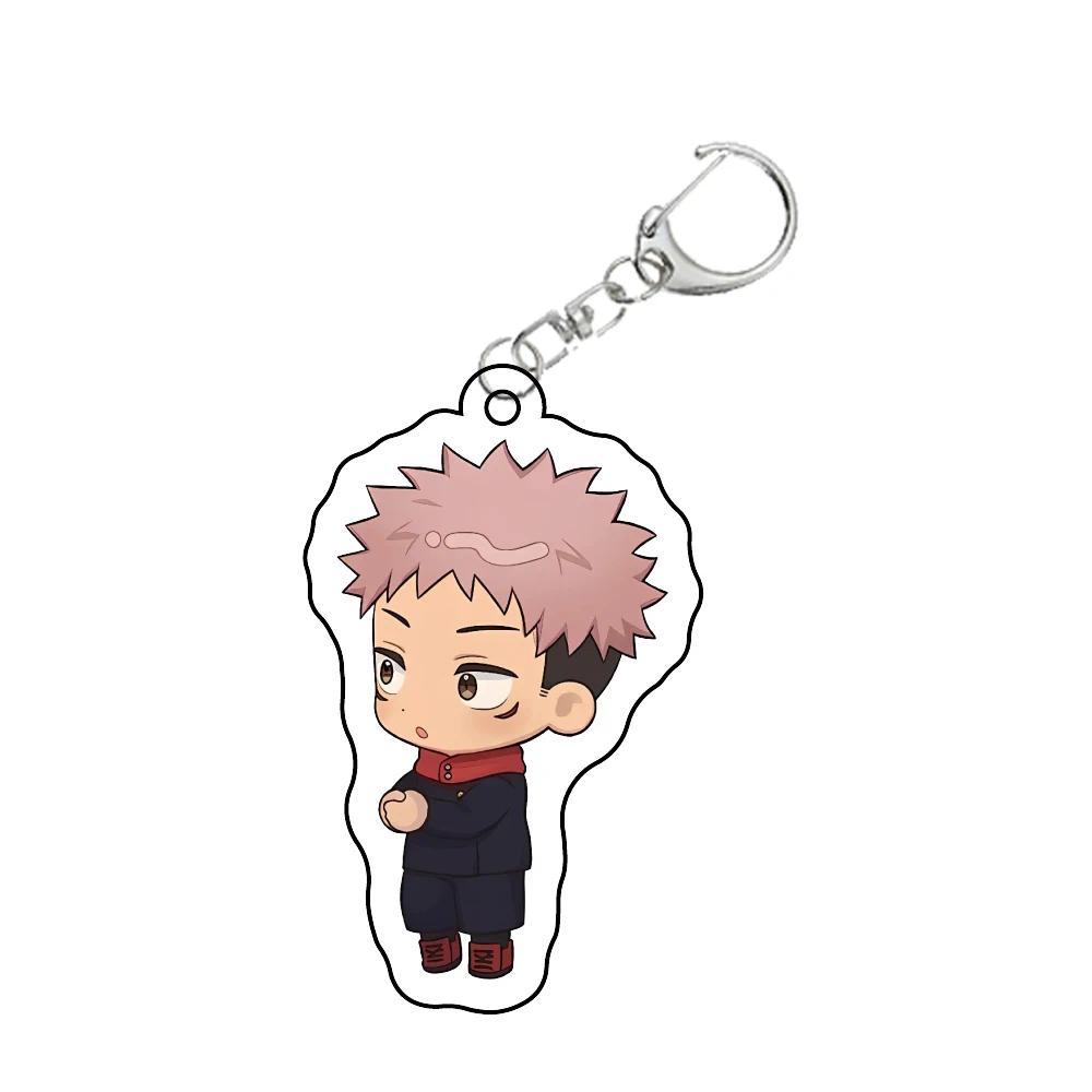 Anime Jujutsu Kaisen Keychain Itadori Yuji Gojo Satoru Cartoon Acrylic Bag Tag Keyring Cos Móc Khóa In Theo Yêu Cầu, Chất Liệu Mica Trong Suốt In 2 Mặt , Dày 4mm 5 Anime Jujutsu Kaisen Keychain Itadori Yuji Gojo Satoru Cartoon Acrylic Bag Tag Keyring Cos Móc Khóa In Theo Yêu Cầu, Chất Liệu Mica Trong Suốt In 2 Mặt , Dày 4mm - Ảnh 5