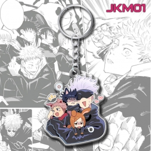 Anime Jujutsu Kaisen Keychain With Gojo Itadori Sukana Megumi Japanese Manga Character, Móc Khóa In Theo Yêu Cầu, Chất Liệu Mica Trong Suốt In 2 Mặt , Dày 4mm