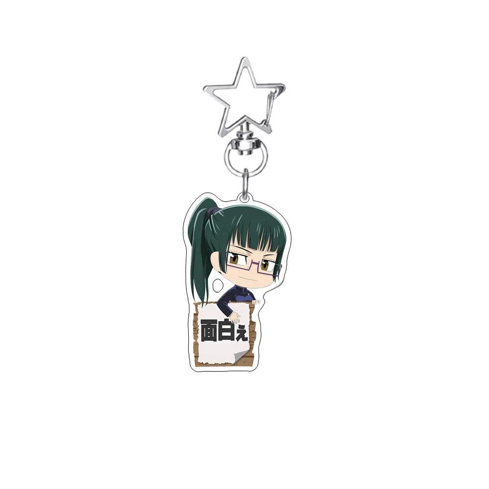 Anime Jujutsu Kaisen Pyocotte Style Kawaii Keychain Cute Car Keychain Yuji Itadori Satoru Móc Khóa In Theo Yêu Cầu, Chất Liệu Mica Trong Suốt In 2 Mặt , Dày 4mm 2 Anime Jujutsu Kaisen Pyocotte Style Kawaii Keychain Cute Car Keychain Yuji Itadori Satoru Móc Khóa In Theo Yêu Cầu, Chất Liệu Mica Trong Suốt In 2 Mặt , Dày 4mm - Ảnh 2