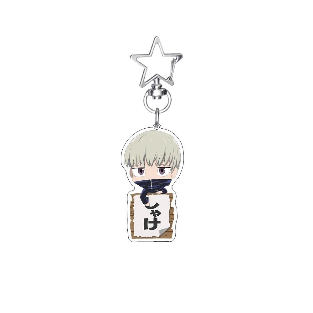 Anime Jujutsu Kaisen Pyocotte Style Kawaii Keychain Cute Car Keychain Yuji Itadori Satoru Móc Khóa In Theo Yêu Cầu, Chất Liệu Mica Trong Suốt In 2 Mặt , Dày 4mm 3 Anime Jujutsu Kaisen Pyocotte Style Kawaii Keychain Cute Car Keychain Yuji Itadori Satoru Móc Khóa In Theo Yêu Cầu, Chất Liệu Mica Trong Suốt In 2 Mặt , Dày 4mm - Ảnh 3
