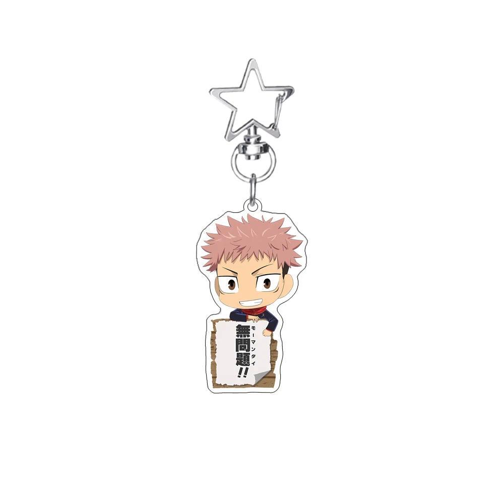 Anime Jujutsu Kaisen Pyocotte Style Kawaii Keychain Cute Car Keychain Yuji Itadori Satoru Móc Khóa In Theo Yêu Cầu, Chất Liệu Mica Trong Suốt In 2 Mặt , Dày 4mm 1 Anime Jujutsu Kaisen Pyocotte Style Kawaii Keychain Cute Car Keychain Yuji Itadori Satoru Móc Khóa In Theo Yêu Cầu, Chất Liệu Mica Trong Suốt In 2 Mặt , Dày 4mm