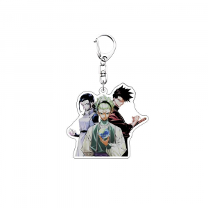 Anime Jujutsu Kaisen Yuji Itadori Satoru Gojo Mica Holder Mica Charm Car Keychain Decorations Móc Khóa In Theo Yêu Cầu, Chất Liệu Mica Trong Suốt In 2 Mặt , Dày 4mm