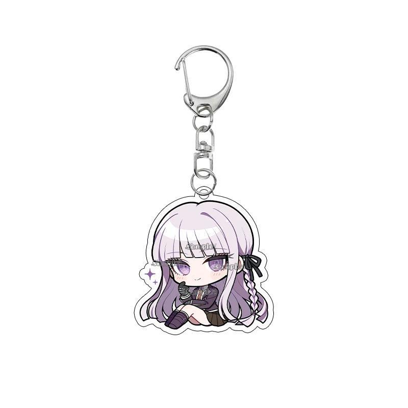 Anime Kawaii Danganronpa Kyoko Kirigiri Q Version Cartoon Keychain Acrylic Character Cute Móc Khóa In Theo Yêu Cầu, Chất Liệu Mica Trong Suốt In 2 Mặt , Dày 4mm 3 Anime Kawaii Danganronpa Kyoko Kirigiri Q Version Cartoon Keychain Acrylic Character Cute Móc Khóa In Theo Yêu Cầu, Chất Liệu Mica Trong Suốt In 2 Mặt , Dày 4mm - Ảnh 3