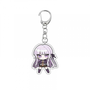 Anime Kawaii Danganronpa Kyoko Kirigiri Q Version Cartoon Keychain Acrylic Character Cute Móc Khóa In Theo Yêu Cầu, Chất Liệu Mica Trong Suốt In 2 Mặt , Dày 4mm