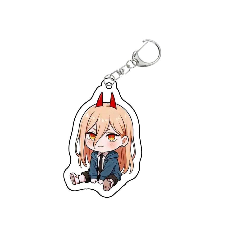 Anime Keychain Chainsaw Man Pochita Makima Cartoon Acrylic Bag Keyring Hanging Face Cos Móc Khóa In Theo Yêu Cầu, Chất Liệu Mica Trong Suốt In 2 Mặt , Dày 4mm 2 Anime Keychain Chainsaw Man Pochita Makima Cartoon Acrylic Bag Keyring Hanging Face Cos Móc Khóa In Theo Yêu Cầu, Chất Liệu Mica Trong Suốt In 2 Mặt , Dày 4mm - Ảnh 2