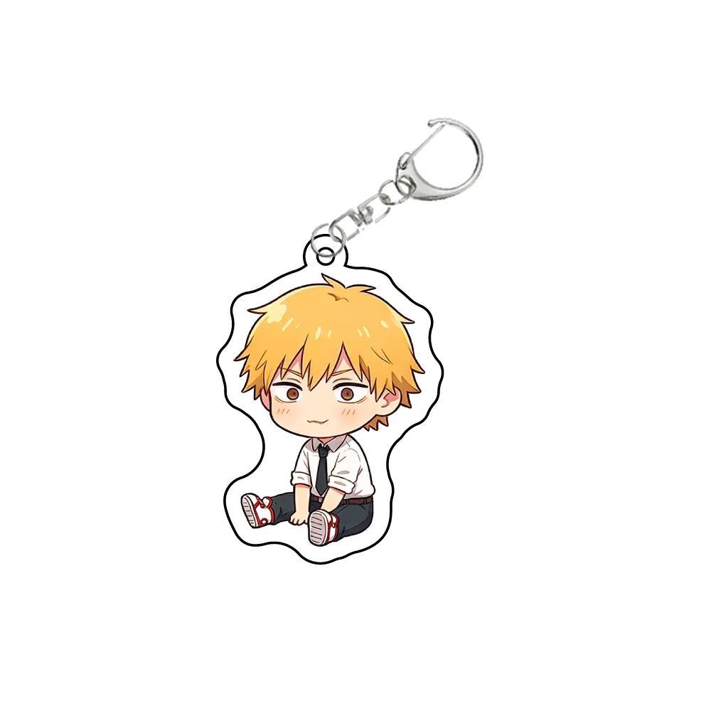 Anime Keychain Chainsaw Man Pochita Makima Cartoon Acrylic Bag Keyring Hanging Face Cos Móc Khóa In Theo Yêu Cầu, Chất Liệu Mica Trong Suốt In 2 Mặt , Dày 4mm 4 Anime Keychain Chainsaw Man Pochita Makima Cartoon Acrylic Bag Keyring Hanging Face Cos Móc Khóa In Theo Yêu Cầu, Chất Liệu Mica Trong Suốt In 2 Mặt , Dày 4mm - Ảnh 4
