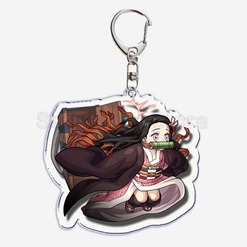Anime Keychain Demon Slayer Zenitsu Kimetsu No Yaiba Nezuko Key Pendant Accessories Móc Khóa In Theo Yêu Cầu, Chất Liệu Mica Trong Suốt In 2 Mặt , Dày 4mm 23 Anime Keychain Demon Slayer Zenitsu Kimetsu No Yaiba Nezuko Key Pendant Accessories Móc Khóa In Theo Yêu Cầu, Chất Liệu Mica Trong Suốt In 2 Mặt , Dày 4mm - Ảnh 23