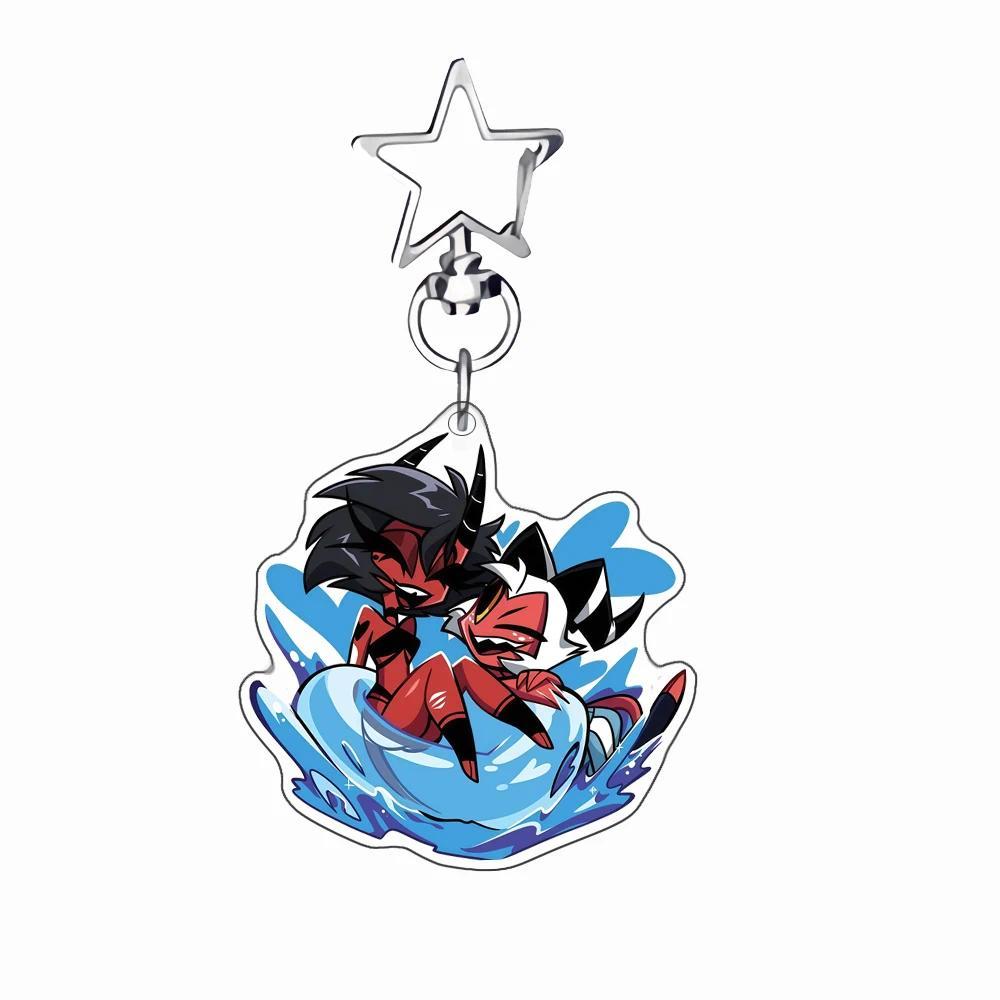Anime Keychain For Helluva Boss Stella Moxxie Chaz Millie Stolas Q Version Self-made Keychain Móc Khóa In Theo Yêu Cầu, Chất Liệu Mica Trong Suốt In 2 Mặt , Dày 4mm 2 Anime Keychain For Helluva Boss Stella Moxxie Chaz Millie Stolas Q Version Self-made Keychain Móc Khóa In Theo Yêu Cầu, Chất Liệu Mica Trong Suốt In 2 Mặt , Dày 4mm - Ảnh 2