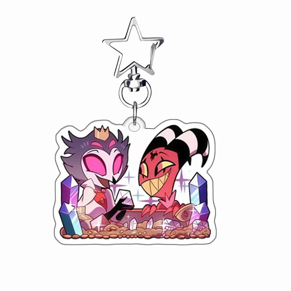 Anime Keychain For Helluva Boss Stella Moxxie Chaz Millie Stolas Q Version Self-made Keychain Móc Khóa In Theo Yêu Cầu, Chất Liệu Mica Trong Suốt In 2 Mặt , Dày 4mm 12 Anime Keychain For Helluva Boss Stella Moxxie Chaz Millie Stolas Q Version Self-made Keychain Móc Khóa In Theo Yêu Cầu, Chất Liệu Mica Trong Suốt In 2 Mặt , Dày 4mm - Ảnh 12