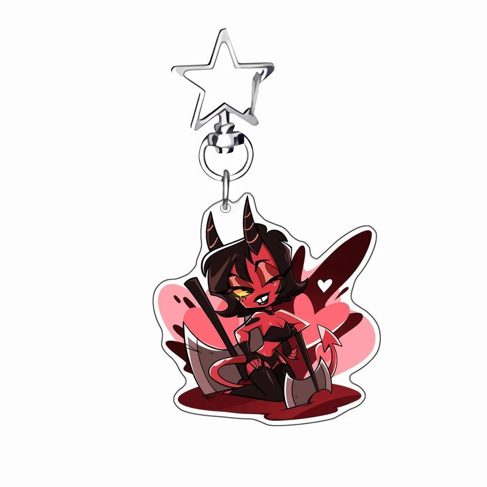 Anime Keychain For Helluva Boss Stella Moxxie Chaz Millie Stolas Q Version Self-made Keychain Móc Khóa In Theo Yêu Cầu, Chất Liệu Mica Trong Suốt In 2 Mặt , Dày 4mm 13 Anime Keychain For Helluva Boss Stella Moxxie Chaz Millie Stolas Q Version Self-made Keychain Móc Khóa In Theo Yêu Cầu, Chất Liệu Mica Trong Suốt In 2 Mặt , Dày 4mm - Ảnh 13