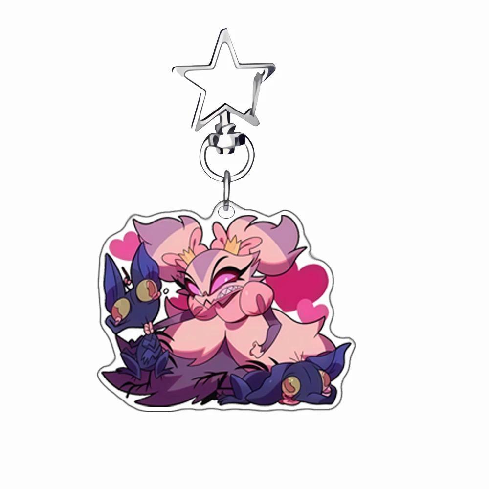 Anime Keychain For Helluva Boss Stella Moxxie Chaz Millie Stolas Q Version Self-made Keychain Móc Khóa In Theo Yêu Cầu, Chất Liệu Mica Trong Suốt In 2 Mặt , Dày 4mm 15 Anime Keychain For Helluva Boss Stella Moxxie Chaz Millie Stolas Q Version Self-made Keychain Móc Khóa In Theo Yêu Cầu, Chất Liệu Mica Trong Suốt In 2 Mặt , Dày 4mm - Ảnh 15