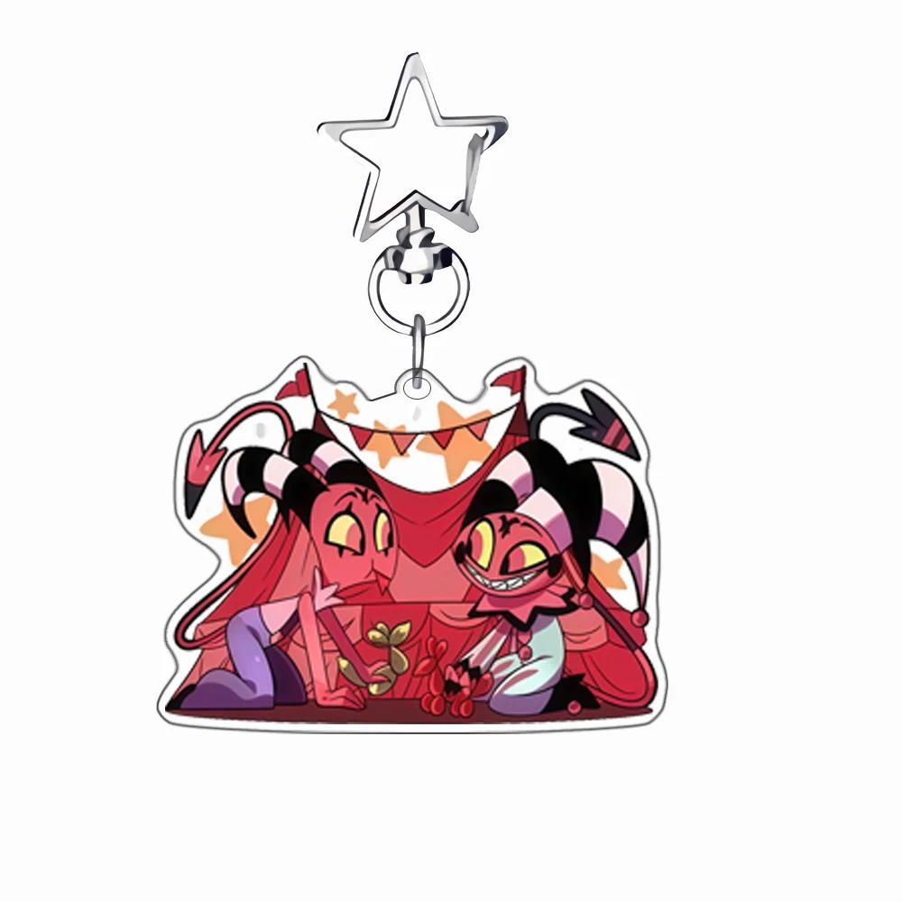 Anime Keychain For Helluva Boss Stella Moxxie Chaz Millie Stolas Q Version Self-made Keychain Móc Khóa In Theo Yêu Cầu, Chất Liệu Mica Trong Suốt In 2 Mặt , Dày 4mm 17 Anime Keychain For Helluva Boss Stella Moxxie Chaz Millie Stolas Q Version Self-made Keychain Móc Khóa In Theo Yêu Cầu, Chất Liệu Mica Trong Suốt In 2 Mặt , Dày 4mm - Ảnh 17