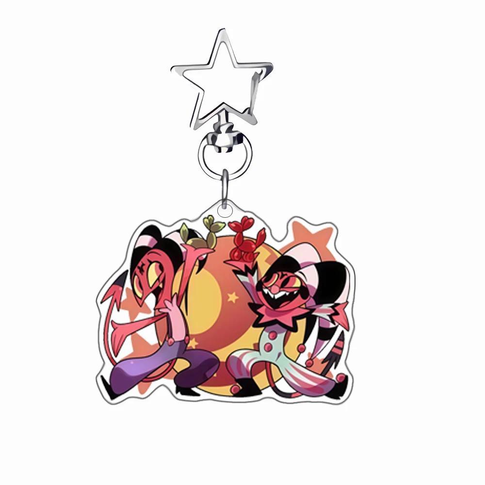 Anime Keychain For Helluva Boss Stella Moxxie Chaz Millie Stolas Q Version Self-made Keychain Móc Khóa In Theo Yêu Cầu, Chất Liệu Mica Trong Suốt In 2 Mặt , Dày 4mm 18 Anime Keychain For Helluva Boss Stella Moxxie Chaz Millie Stolas Q Version Self-made Keychain Móc Khóa In Theo Yêu Cầu, Chất Liệu Mica Trong Suốt In 2 Mặt , Dày 4mm - Ảnh 18