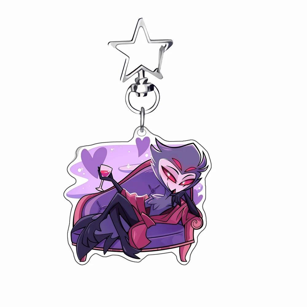Anime Keychain For Helluva Boss Stella Moxxie Chaz Millie Stolas Q Version Self-made Keychain Móc Khóa In Theo Yêu Cầu, Chất Liệu Mica Trong Suốt In 2 Mặt , Dày 4mm 4 Anime Keychain For Helluva Boss Stella Moxxie Chaz Millie Stolas Q Version Self-made Keychain Móc Khóa In Theo Yêu Cầu, Chất Liệu Mica Trong Suốt In 2 Mặt , Dày 4mm - Ảnh 4
