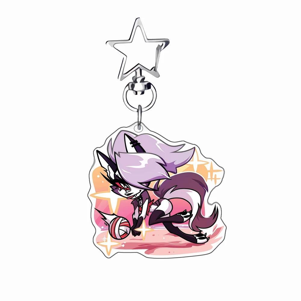 Anime Keychain For Helluva Boss Stella Moxxie Chaz Millie Stolas Q Version Self-made Keychain Móc Khóa In Theo Yêu Cầu, Chất Liệu Mica Trong Suốt In 2 Mặt , Dày 4mm 6 Anime Keychain For Helluva Boss Stella Moxxie Chaz Millie Stolas Q Version Self-made Keychain Móc Khóa In Theo Yêu Cầu, Chất Liệu Mica Trong Suốt In 2 Mặt , Dày 4mm - Ảnh 6
