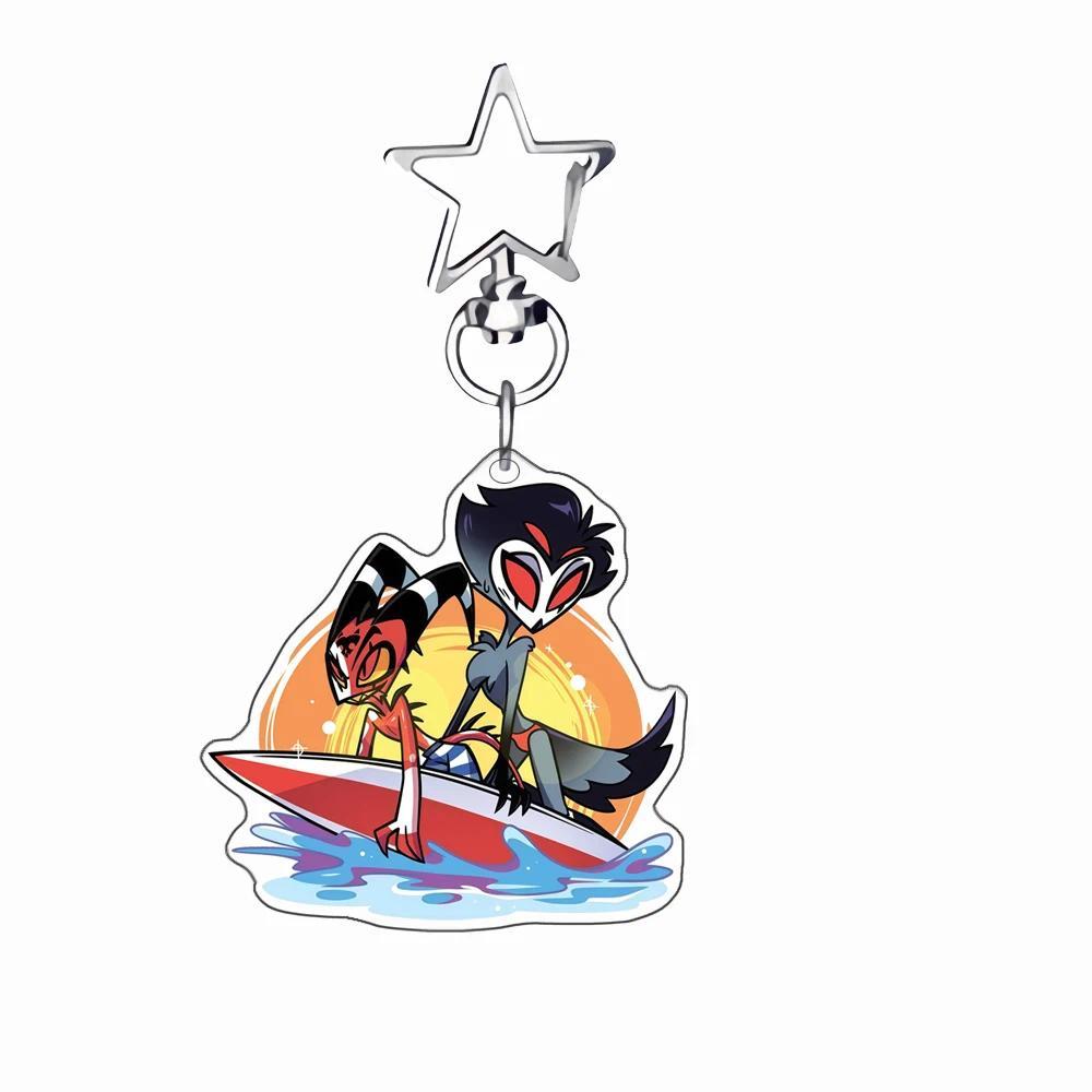 Anime Keychain For Helluva Boss Stella Moxxie Chaz Millie Stolas Q Version Self-made Keychain Móc Khóa In Theo Yêu Cầu, Chất Liệu Mica Trong Suốt In 2 Mặt , Dày 4mm 7 Anime Keychain For Helluva Boss Stella Moxxie Chaz Millie Stolas Q Version Self-made Keychain Móc Khóa In Theo Yêu Cầu, Chất Liệu Mica Trong Suốt In 2 Mặt , Dày 4mm - Ảnh 7
