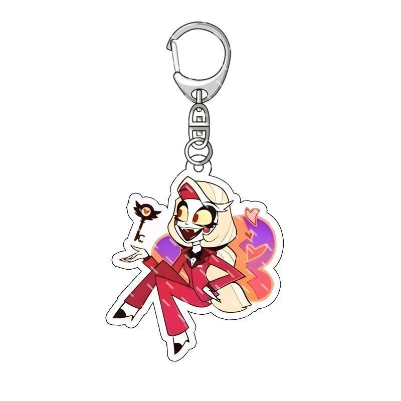 Anime Keychain Hazbin Hotel Cartoon Figure Ad Alastor Sir Pentious Adam The Exorcist Pendant Móc Khóa In Theo Yêu Cầu, Chất Liệu Mica Trong Suốt In 2 Mặt , Dày 4mm 2 Anime Keychain Hazbin Hotel Cartoon Figure Ad Alastor Sir Pentious Adam The Exorcist Pendant Móc Khóa In Theo Yêu Cầu, Chất Liệu Mica Trong Suốt In 2 Mặt , Dày 4mm - Ảnh 2