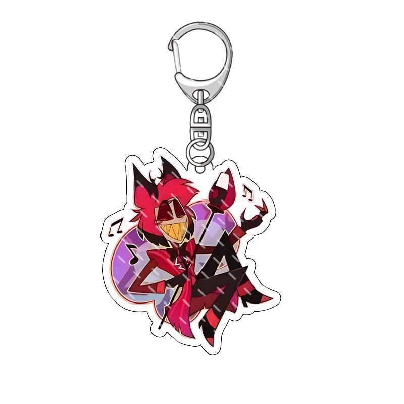 Anime Keychain Hazbin Hotel Cartoon Figure Ad Alastor Sir Pentious Adam The Exorcist Pendant Móc Khóa In Theo Yêu Cầu, Chất Liệu Mica Trong Suốt In 2 Mặt , Dày 4mm 4 Anime Keychain Hazbin Hotel Cartoon Figure Ad Alastor Sir Pentious Adam The Exorcist Pendant Móc Khóa In Theo Yêu Cầu, Chất Liệu Mica Trong Suốt In 2 Mặt , Dày 4mm - Ảnh 4