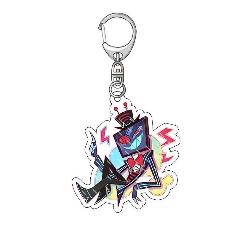 Anime Keychain Hazbin Hotel Cartoon Figure Ad Alastor Sir Pentious Adam The Exorcist Pendant Móc Khóa In Theo Yêu Cầu, Chất Liệu Mica Trong Suốt In 2 Mặt , Dày 4mm 5 Anime Keychain Hazbin Hotel Cartoon Figure Ad Alastor Sir Pentious Adam The Exorcist Pendant Móc Khóa In Theo Yêu Cầu, Chất Liệu Mica Trong Suốt In 2 Mặt , Dày 4mm - Ảnh 5