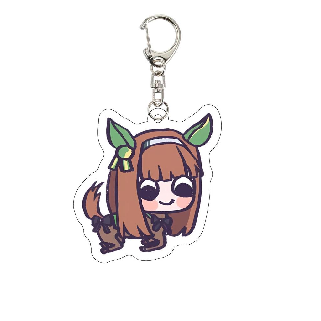 Anime Keychain Merchandise Umamusume Pretty Derby Special Week Acrylic Silent Bell Móc Khóa In Theo Yêu Cầu, Chất Liệu Mica Trong Suốt In 2 Mặt , Dày 4mm 2 Anime Keychain Merchandise Umamusume Pretty Derby Special Week Acrylic Silent Bell Móc Khóa In Theo Yêu Cầu, Chất Liệu Mica Trong Suốt In 2 Mặt , Dày 4mm - Ảnh 2