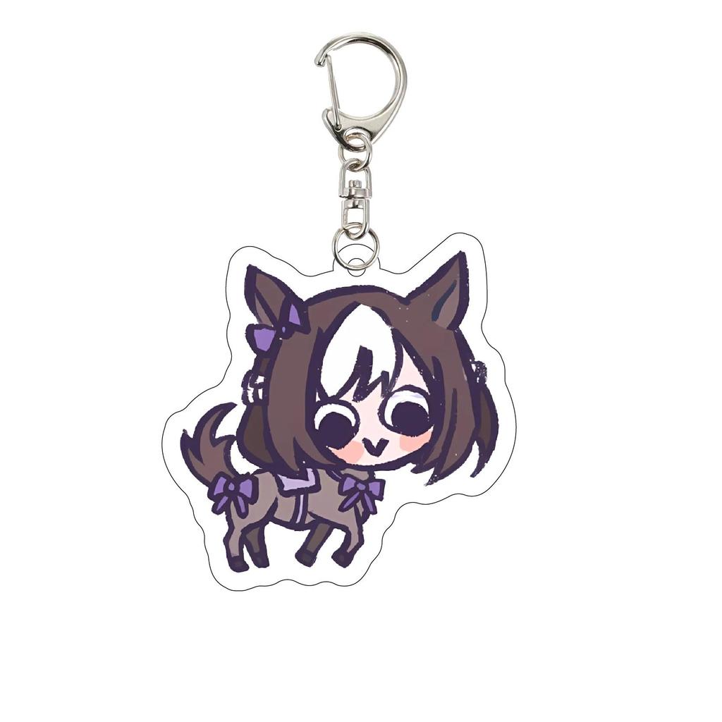 Anime Keychain Merchandise Umamusume Pretty Derby Special Week Acrylic Silent Bell Móc Khóa In Theo Yêu Cầu, Chất Liệu Mica Trong Suốt In 2 Mặt , Dày 4mm 4 Anime Keychain Merchandise Umamusume Pretty Derby Special Week Acrylic Silent Bell Móc Khóa In Theo Yêu Cầu, Chất Liệu Mica Trong Suốt In 2 Mặt , Dày 4mm - Ảnh 4