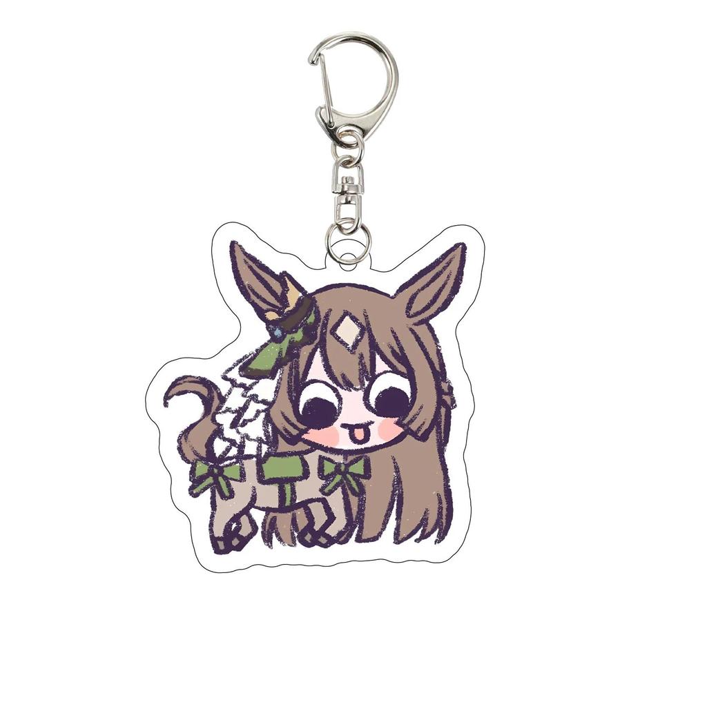Anime Keychain Merchandise Umamusume Pretty Derby Special Week Acrylic Silent Bell Móc Khóa In Theo Yêu Cầu, Chất Liệu Mica Trong Suốt In 2 Mặt , Dày 4mm 5 Anime Keychain Merchandise Umamusume Pretty Derby Special Week Acrylic Silent Bell Móc Khóa In Theo Yêu Cầu, Chất Liệu Mica Trong Suốt In 2 Mặt , Dày 4mm - Ảnh 5