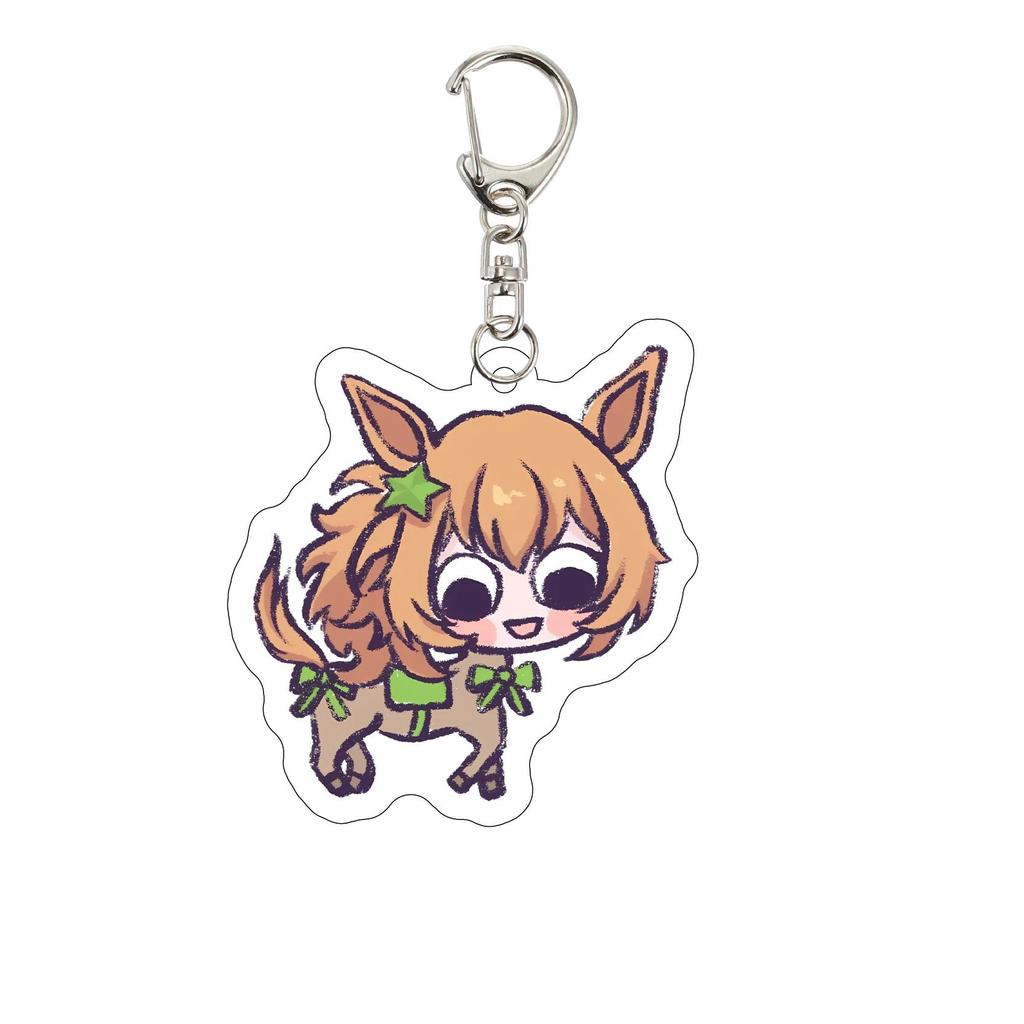 Anime Keychain Merchandise Umamusume Pretty Derby Special Week Acrylic Silent Bell Móc Khóa In Theo Yêu Cầu, Chất Liệu Mica Trong Suốt In 2 Mặt , Dày 4mm 8 Anime Keychain Merchandise Umamusume Pretty Derby Special Week Acrylic Silent Bell Móc Khóa In Theo Yêu Cầu, Chất Liệu Mica Trong Suốt In 2 Mặt , Dày 4mm - Ảnh 8
