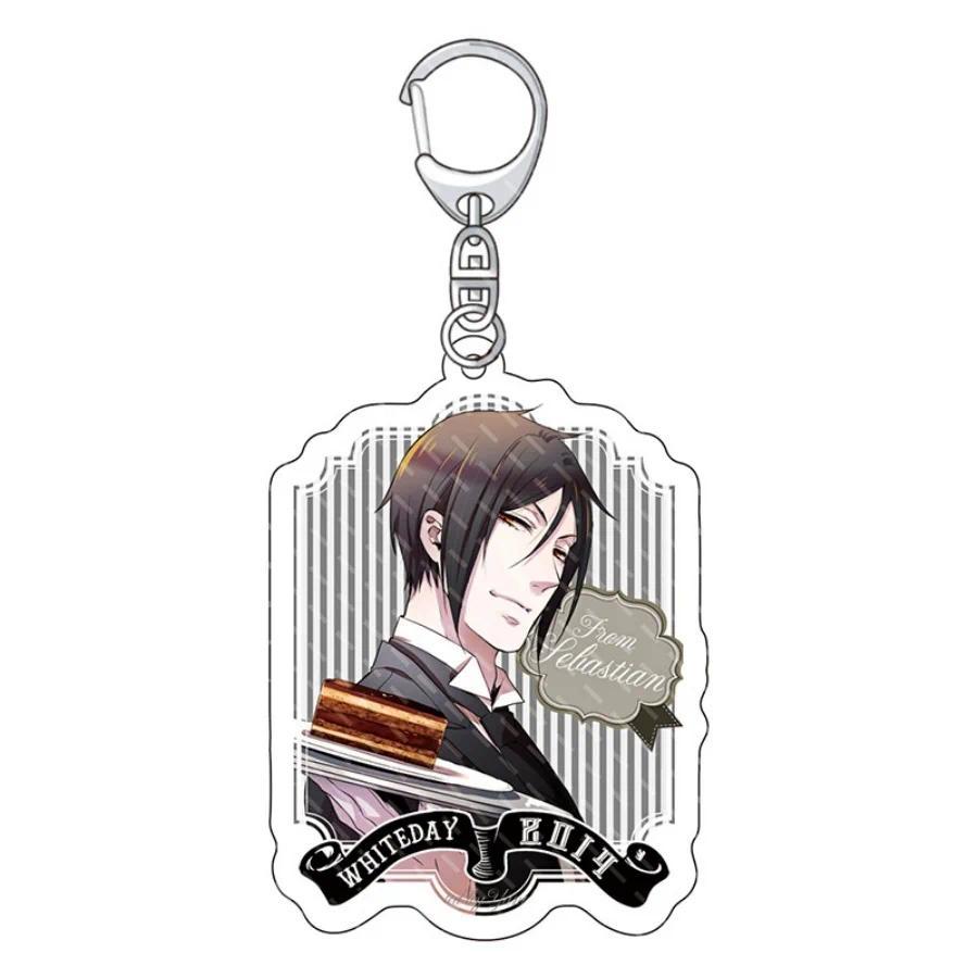 Anime Keychain Sebastian Black Butler Mica Keychain Cartoon Characters Sebastian Ciel Pendent Móc Khóa In Theo Yêu Cầu, Chất Liệu Mica Trong Suốt In 2 Mặt , Dày 4mm 2 Anime Keychain Sebastian Black Butler Mica Keychain Cartoon Characters Sebastian Ciel Pendent Móc Khóa In Theo Yêu Cầu, Chất Liệu Mica Trong Suốt In 2 Mặt , Dày 4mm - Ảnh 2