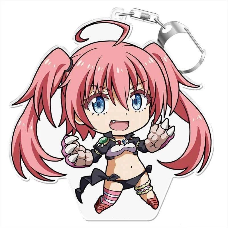 Anime Keychain Slime Reincarnated Into A Slime Rimuru Milim Veldora Mica Acrylic Chibi Model Móc Khóa In Theo Yêu Cầu, Chất Liệu Mica Trong Suốt In 2 Mặt , Dày 4mm 6 Anime Keychain Slime Reincarnated Into A Slime Rimuru Milim Veldora Mica Acrylic Chibi Model Móc Khóa In Theo Yêu Cầu, Chất Liệu Mica Trong Suốt In 2 Mặt , Dày 4mm - Ảnh 6