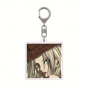 Anime Keychains Handmade Nana And Hachi Keychains Y2k Fashion Cartoon Bag Jeans Key Jewelry Móc Khóa In Theo Yêu Cầu, Chất Liệu Mica Trong Suốt In 2 Mặt , Dày 4mm