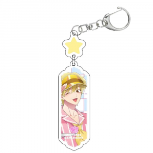 Anime Keychains Tamon's B-side Tamon Fukuhara Keito Tachibana Acrylic Bag Cosplay Keyring Móc Khóa In Theo Yêu Cầu, Chất Liệu Mica Trong Suốt In 2 Mặt , Dày 4mm