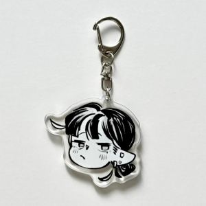 Anime Manga Couple Acrylic Keychain For The Guy She Was Interested In Wasn't A Guy Megumu Móc Khóa In Theo Yêu Cầu, Chất Liệu Mica Trong Suốt In 2 Mặt , Dày 4mm