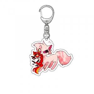 Anime Mica Keychain Charlie Morningstar Vaggie Alastor Vox Adam The Exorcist Lucifer Móc Khóa In Theo Yêu Cầu, Chất Liệu Mica Trong Suốt In 2 Mặt , Dày 4mm