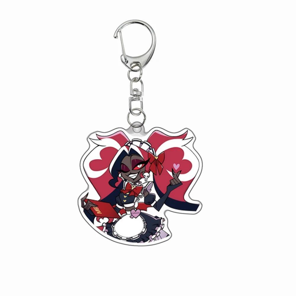 Anime Mica Keychain For Hazbin Hotel Alastor Velvet Sir Pentious Charlie Vaggie Mica Key Móc Khóa In Theo Yêu Cầu, Chất Liệu Mica Trong Suốt In 2 Mặt , Dày 4mm 2 Anime Mica Keychain For Hazbin Hotel Alastor Velvet Sir Pentious Charlie Vaggie Mica Key Móc Khóa In Theo Yêu Cầu, Chất Liệu Mica Trong Suốt In 2 Mặt , Dày 4mm - Ảnh 2