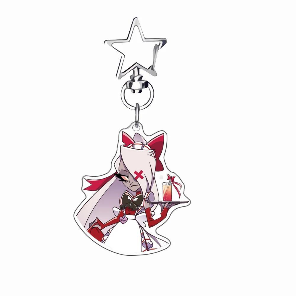 Anime Mica Keychain For Hazbin Hotel Alastor Velvet Sir Pentious Charlie Vaggie Mica Key Móc Khóa In Theo Yêu Cầu, Chất Liệu Mica Trong Suốt In 2 Mặt , Dày 4mm 11 Anime Mica Keychain For Hazbin Hotel Alastor Velvet Sir Pentious Charlie Vaggie Mica Key Móc Khóa In Theo Yêu Cầu, Chất Liệu Mica Trong Suốt In 2 Mặt , Dày 4mm - Ảnh 11
