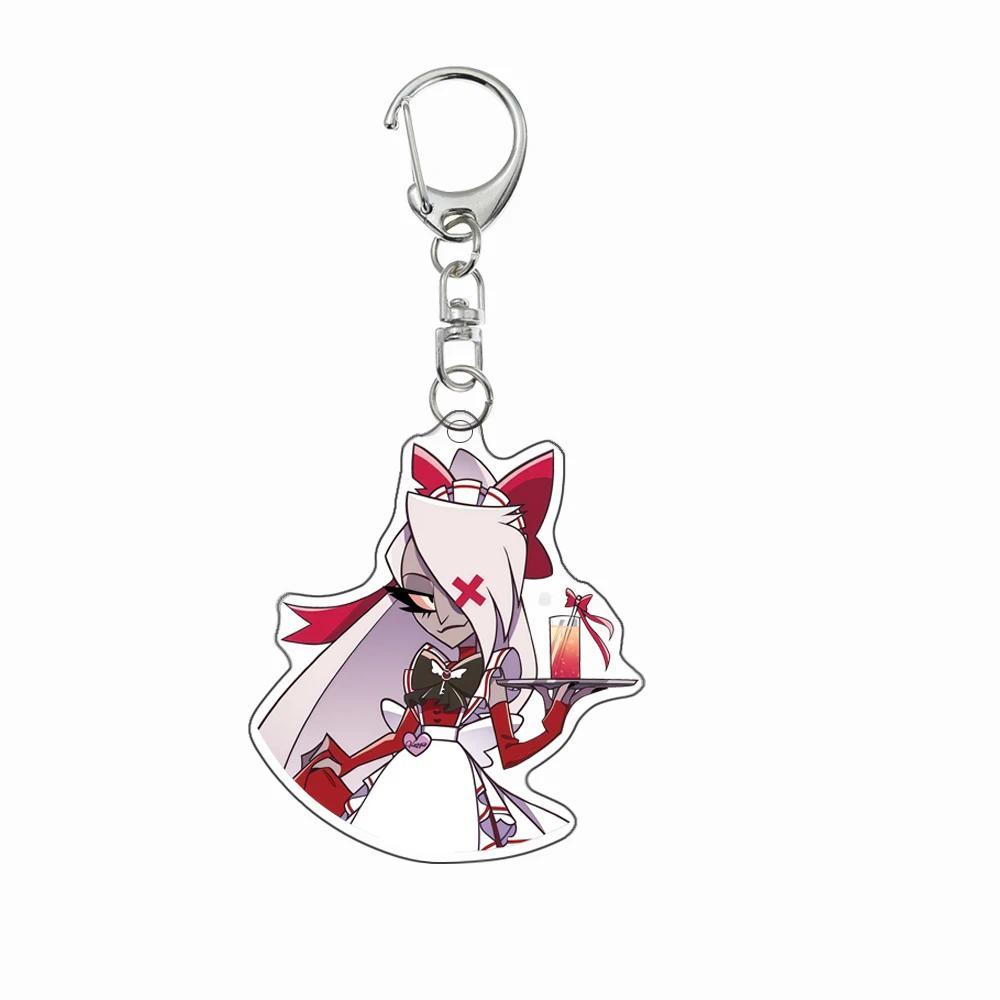 Anime Mica Keychain For Hazbin Hotel Alastor Velvet Sir Pentious Charlie Vaggie Mica Key Móc Khóa In Theo Yêu Cầu, Chất Liệu Mica Trong Suốt In 2 Mặt , Dày 4mm 14 Anime Mica Keychain For Hazbin Hotel Alastor Velvet Sir Pentious Charlie Vaggie Mica Key Móc Khóa In Theo Yêu Cầu, Chất Liệu Mica Trong Suốt In 2 Mặt , Dày 4mm - Ảnh 14