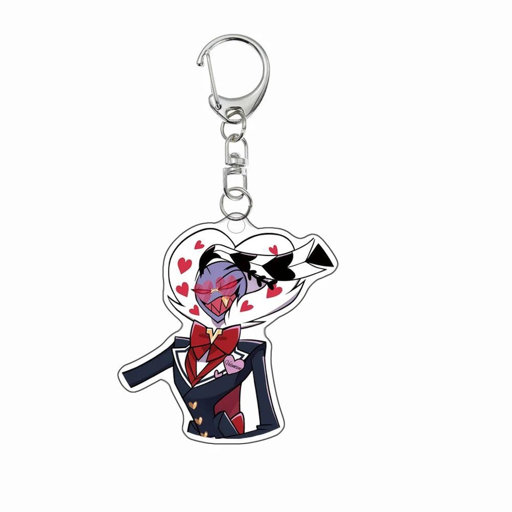Anime Mica Keychain For Hazbin Hotel Alastor Velvet Sir Pentious Charlie Vaggie Mica Key Móc Khóa In Theo Yêu Cầu, Chất Liệu Mica Trong Suốt In 2 Mặt , Dày 4mm 17 Anime Mica Keychain For Hazbin Hotel Alastor Velvet Sir Pentious Charlie Vaggie Mica Key Móc Khóa In Theo Yêu Cầu, Chất Liệu Mica Trong Suốt In 2 Mặt , Dày 4mm - Ảnh 17