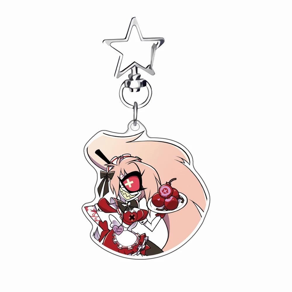 Anime Mica Keychain For Hazbin Hotel Alastor Velvet Sir Pentious Charlie Vaggie Mica Key Móc Khóa In Theo Yêu Cầu, Chất Liệu Mica Trong Suốt In 2 Mặt , Dày 4mm 18 Anime Mica Keychain For Hazbin Hotel Alastor Velvet Sir Pentious Charlie Vaggie Mica Key Móc Khóa In Theo Yêu Cầu, Chất Liệu Mica Trong Suốt In 2 Mặt , Dày 4mm - Ảnh 18