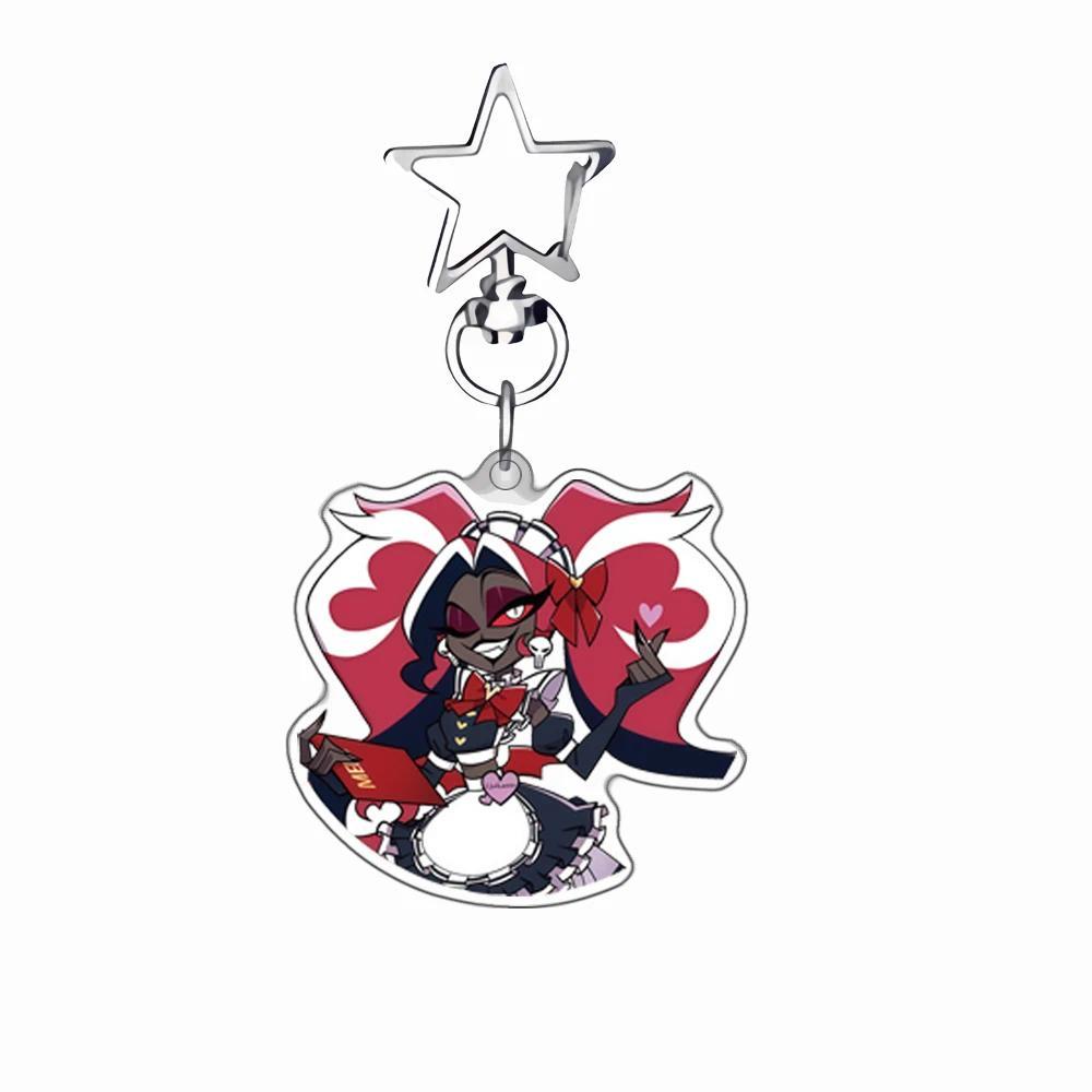 Anime Mica Keychain For Hazbin Hotel Alastor Velvet Sir Pentious Charlie Vaggie Mica Key Móc Khóa In Theo Yêu Cầu, Chất Liệu Mica Trong Suốt In 2 Mặt , Dày 4mm 22 Anime Mica Keychain For Hazbin Hotel Alastor Velvet Sir Pentious Charlie Vaggie Mica Key Móc Khóa In Theo Yêu Cầu, Chất Liệu Mica Trong Suốt In 2 Mặt , Dày 4mm - Ảnh 22