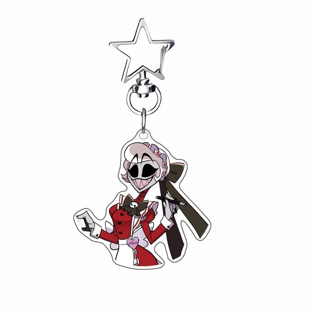 Anime Mica Keychain For Hazbin Hotel Alastor Velvet Sir Pentious Charlie Vaggie Mica Key Móc Khóa In Theo Yêu Cầu, Chất Liệu Mica Trong Suốt In 2 Mặt , Dày 4mm 23 Anime Mica Keychain For Hazbin Hotel Alastor Velvet Sir Pentious Charlie Vaggie Mica Key Móc Khóa In Theo Yêu Cầu, Chất Liệu Mica Trong Suốt In 2 Mặt , Dày 4mm - Ảnh 23