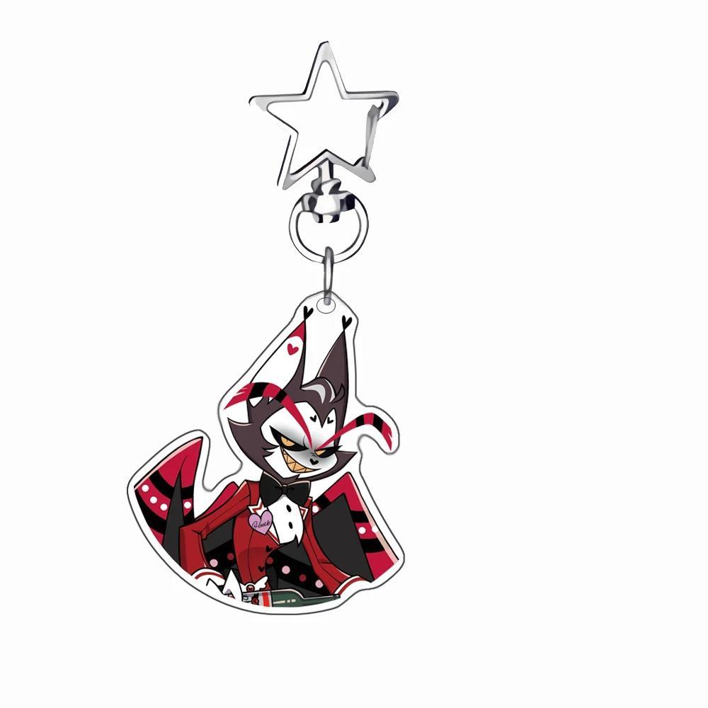 Anime Mica Keychain For Hazbin Hotel Alastor Velvet Sir Pentious Charlie Vaggie Mica Key Móc Khóa In Theo Yêu Cầu, Chất Liệu Mica Trong Suốt In 2 Mặt , Dày 4mm 4 Anime Mica Keychain For Hazbin Hotel Alastor Velvet Sir Pentious Charlie Vaggie Mica Key Móc Khóa In Theo Yêu Cầu, Chất Liệu Mica Trong Suốt In 2 Mặt , Dày 4mm - Ảnh 4