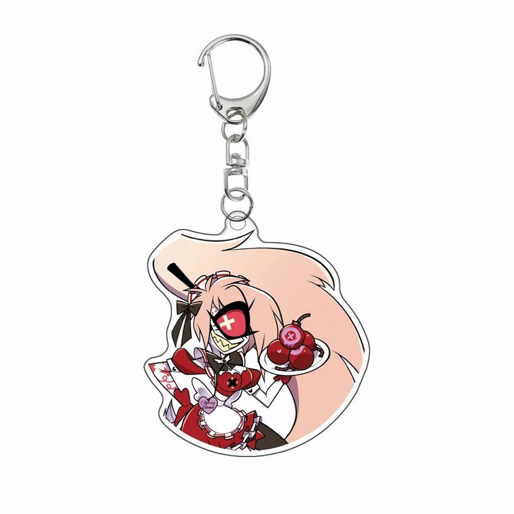 Anime Mica Keychain For Hazbin Hotel Alastor Velvet Sir Pentious Charlie Vaggie Mica Key Móc Khóa In Theo Yêu Cầu, Chất Liệu Mica Trong Suốt In 2 Mặt , Dày 4mm 7 Anime Mica Keychain For Hazbin Hotel Alastor Velvet Sir Pentious Charlie Vaggie Mica Key Móc Khóa In Theo Yêu Cầu, Chất Liệu Mica Trong Suốt In 2 Mặt , Dày 4mm - Ảnh 7