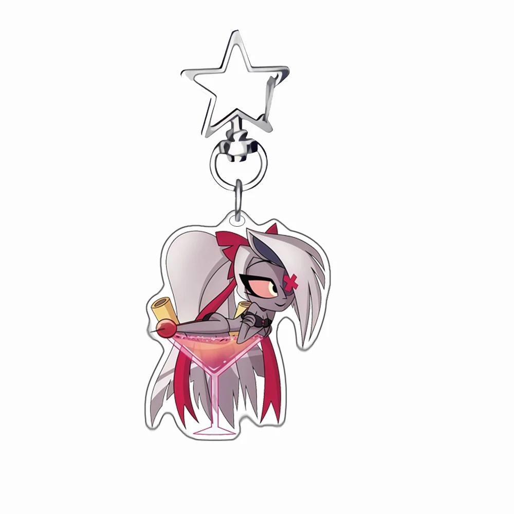 Anime Mica Keychain For Hazbin Hotel Lucifer Vaggie Charlie Diy Mica Key Buckle Keychain Móc Khóa In Theo Yêu Cầu, Chất Liệu Mica Trong Suốt In 2 Mặt , Dày 4mm 2 Anime Mica Keychain For Hazbin Hotel Lucifer Vaggie Charlie Diy Mica Key Buckle Keychain Móc Khóa In Theo Yêu Cầu, Chất Liệu Mica Trong Suốt In 2 Mặt , Dày 4mm - Ảnh 2