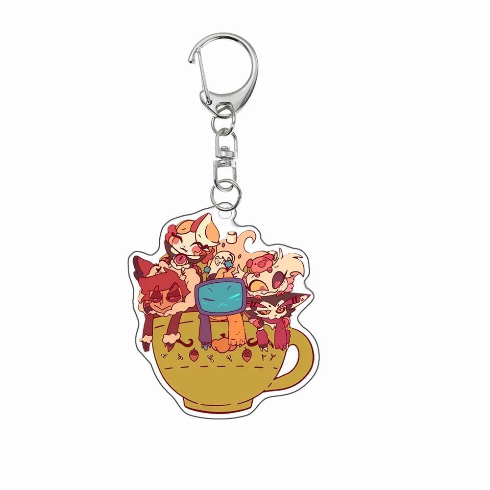 Anime Mica Keychain For Hazbin Hotel Lucifer Vaggie Charlie Diy Mica Key Buckle Keychain Móc Khóa In Theo Yêu Cầu, Chất Liệu Mica Trong Suốt In 2 Mặt , Dày 4mm 11 Anime Mica Keychain For Hazbin Hotel Lucifer Vaggie Charlie Diy Mica Key Buckle Keychain Móc Khóa In Theo Yêu Cầu, Chất Liệu Mica Trong Suốt In 2 Mặt , Dày 4mm - Ảnh 11